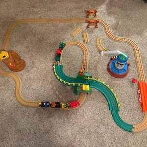 Vintage Fisher Price Geo Trax set Train Set